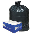 Linear Low-density Can Liners, 33 Gal, 0.63 Mil, 33" X 39", Black, 25 Bags/roll, 10 Rolls/carton