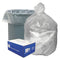 Waste Can Liners, 45 Gal, 10 Microns, 40" X 46", Natural, 25 Bags/roll, 10 Rolls/carton