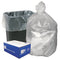 Can Liners, 10 Gal, 8 Microns, 24" X 24", Natural, 50 Bags/roll, 20 Rolls/carton