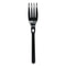 Fork Wego Polystyrene, Fork, Black, 1000/carton