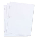 Ledger Sheets For Corporation And Minute Book, 11 X 8.5, White, Loose Sheet, 100/box