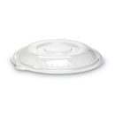 Caterline Pack N' Serve Plastic Lids, Dome Lid, 12" Diameter X 1.5"h, Clear, 25/carton