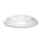 Caterline Pack N' Serve Plastic Lids, Dome Lid, 12" Diameter X 1.5"h, Clear, 25/carton