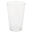 Classic Crystal Plastic Tumblers, 12 Oz, Clear, Fluted, Tall, 20 Pack, 12 Packs/carton