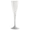 Classicware One-piece Champagne Flutes, 5 Oz, Clear, Plastic, 10/pack, 10 Packs/carton