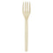 Ecosense Renewable Plant Starch Cutlery, Fork, 7", 50/pack