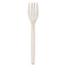 Ecosense Renewable Plant Starch Cutlery, Fork, 7", 50/pack, 20 Pack/carton