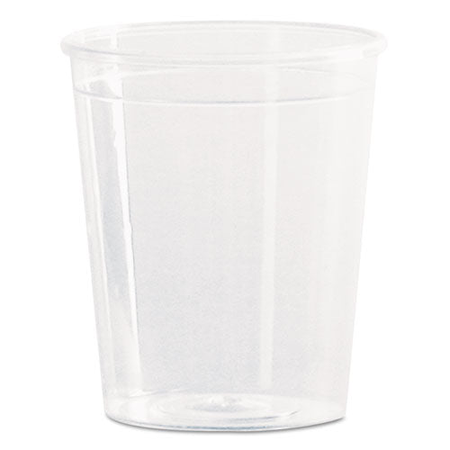 Comet Plastic Portion/shot Glass, 2 Oz, Clear, 50/pack, 50 Packs/carton