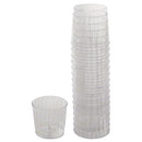 Classicware Tumblers, 9 Oz, Plastic, Clear, Rocks Glass, 16/bag, 15 Bag/carton