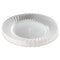 Classicware Plastic Plates, 9" Dia, Clear, 12 Plates/pack