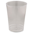 Comet Plastic Tumblers, 10 Oz, Clear, 25/pack, 20 Packs/carton