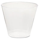 Comet Plastic Tumbler, 5 Oz, Clear, Squat, 50/pack, 20 Packs/carton