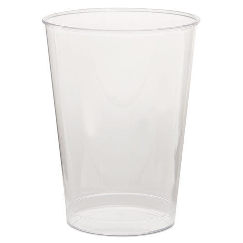 Comet Plastic Tumbler, 7 Oz, Clear, Tall, 25/pack, 20 Packs/carton