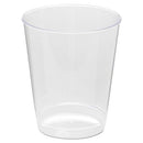 Comet Plastic Tumbler, 8 Oz, Clear, Tall, 25/pack, 20 Packs/carton