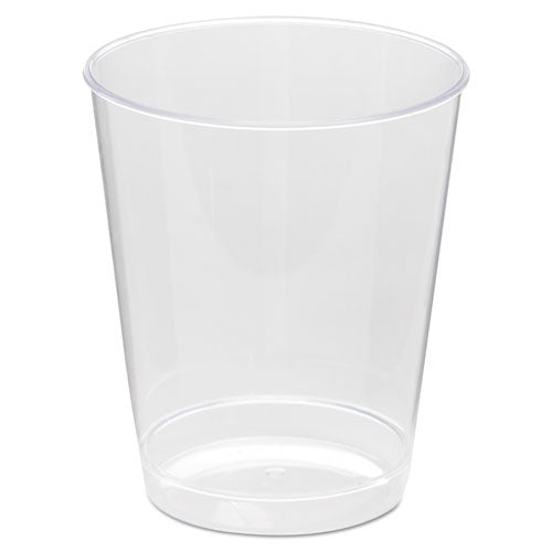 Comet Plastic Tumbler, 8 Oz, Clear, Tall, 25/pack, 20 Packs/carton