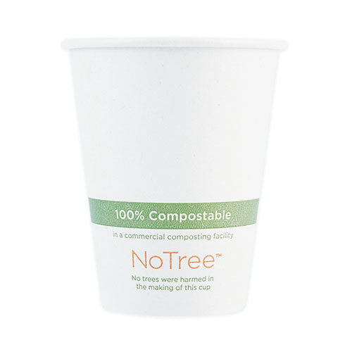 Notree Paper Hot Cups, 4 Oz, Natural, 1,000/carton