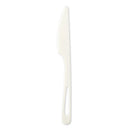 Tpla Compostable Cutlery, Knife, 6.7", White, 1,000/carton