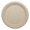 Fiber Plates, Plate, 10.1" Diameter, Natural, 800/carton