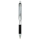 Z-grip Flight Ballpoint Pen, Retractable, Bold 1.2 Mm, Black Ink, Black Barrel