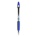 Z-grip Max Ballpoint Pen, Retractable, Medium 1 Mm, Blue Ink, Silver Barrel, 12/pack