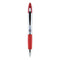 Z-grip Max Ballpoint Pen, Retractable, Medium 1 Mm, Red Ink, Silver Barrel, 12/pack