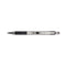 F-301 Ballpoint Pen, Retractable, Bold 1.6 Mm, Black Ink, Stainless Steel/black Barrel, 12/pack