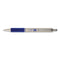 F-402 Ballpoint Pen, Retractable, Fine 0.7 Mm, Blue Ink, Stainless Steel/blue Barrel