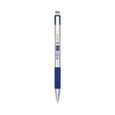 G-301 Gel Pen, Retractable, Medium 0.7 Mm, Blue Ink, Stainless Steel/blue Barrel