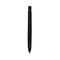 Blen Gel Pen, Retractable, Fine 0.7 Mm, Black Ink, Black Barrel, Dozen