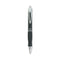 Gr8 Gel Pen, Retractable, Medium 0.7 Mm, Black Ink, Black/silver Barrel, 12/pack