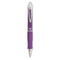 Gr8 Gel Pen, Retractable, Medium 0.7 Mm, Violet Ink, Violet/silver Barrel, 12/pack