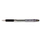 Jimnie Gel Pen, Stick, Medium 0.7 Mm, Black Ink, Smoke Barrel, 12/pack