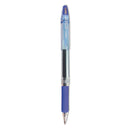 Jimnie Gel Pen, Stick, Medium 0.7 Mm, Blue Ink, Smoke Barrel, 12/pack