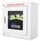 Aed Wall Cabinet, 17w X 9.5d X 17h, White